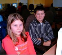 Klaudia i Pawe� z 3b